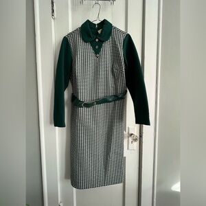 Vintage 2 Piece Women’s Dress Jacket Belt 1970s Size 14